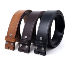 TOP quality men's leather belt straps